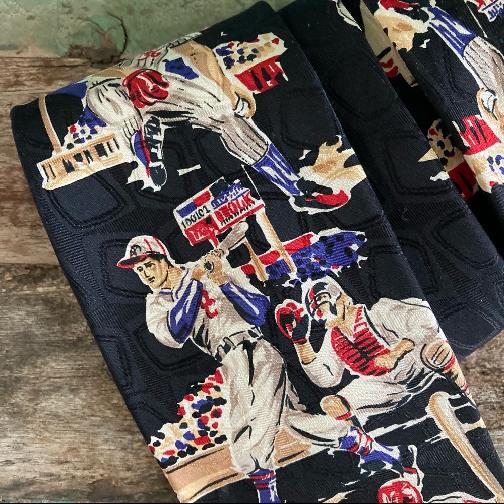Harken Silk Baseball Tie